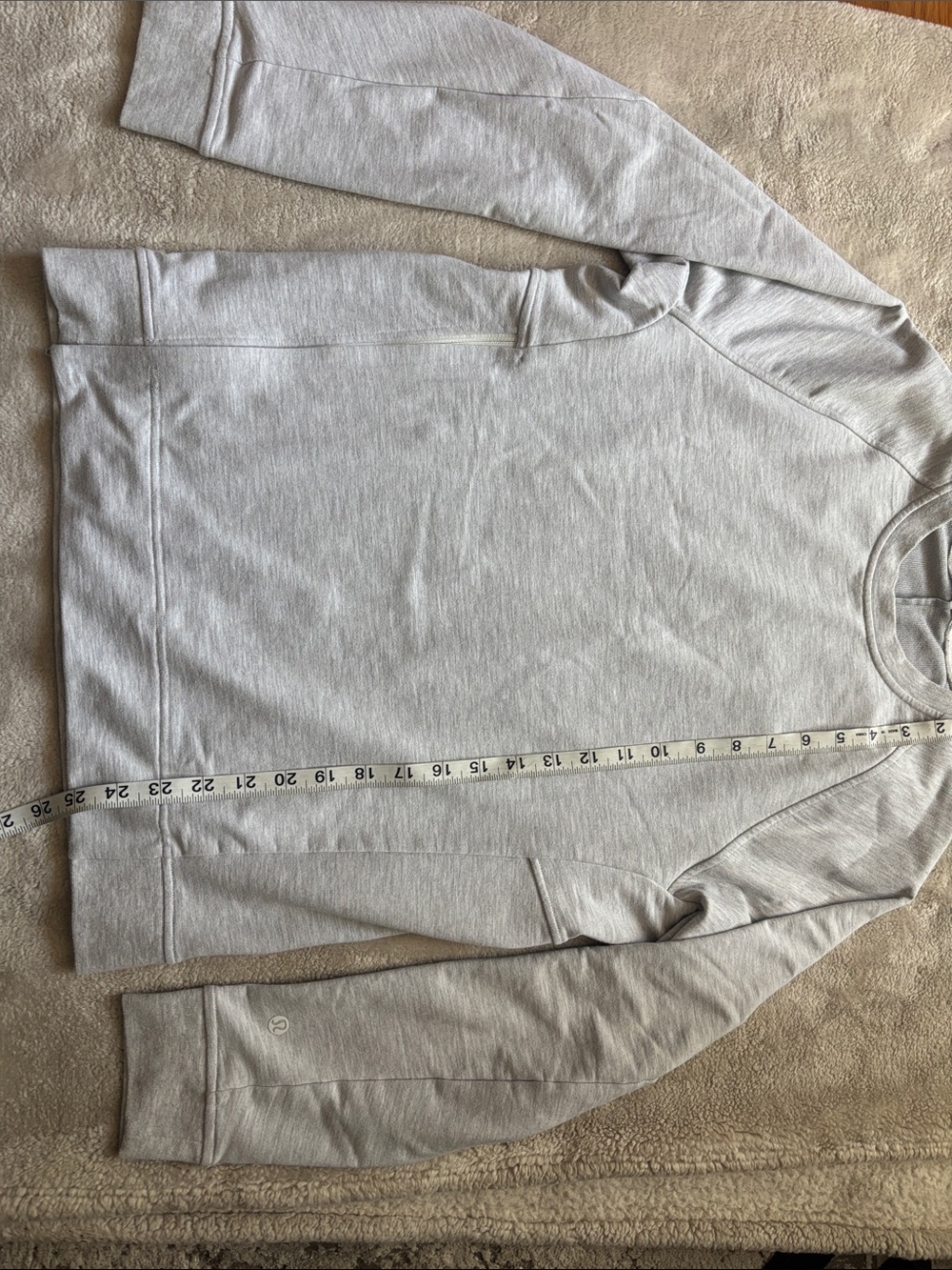lululemon  Light Gray Crewneck Pullover